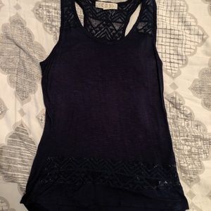 Navy blue women's tank